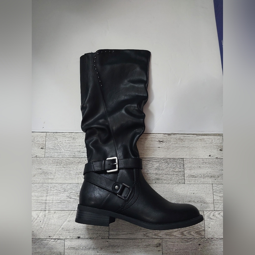 WHITE MOUNTAIN Shoes LIONA Women's Boot Black NEW in box Size  Medium